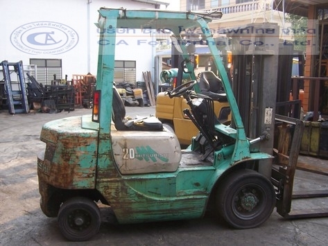 ขาย รถโฟล์คลิฟท์ MITSUBISHI รุ่น FD20 ขาย รถโฟล์คลิฟท์ MITSUBISHI รุ่น FD20