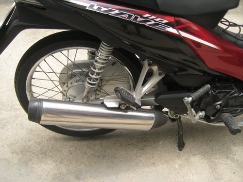 Honda Wave 110 i หัวฉีด สีดำ-แดง สภาพเครื่องเดิมเงียบ