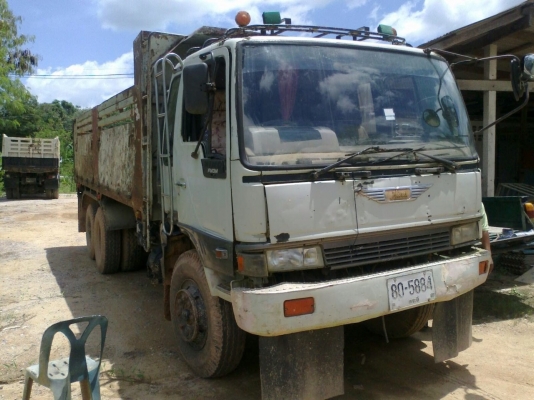 รถบรรทุกสิบล้อ HINO ไฮเทค 2 เพลา ดัมพ์. ปี39 (FM3M) เครื่อง240 แรงม้า (M10C). เครื่องดี ยางดี ซัซซี่ไม่ผุ. ขายตามสภาพ 1,090,000