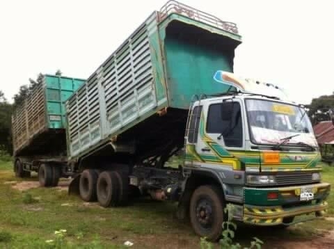 HINO FM 2K 260 HP K13D ปี 43 รถพ่วงแม่+ลูก กระบะดั๊มพ์เหล็กคอกเกษตรของอู่สหกิจสภาพสวยทั้งแม่ทั้งลูก ลูก 2 เพลาดั๊มพ์ความยาว 6 เมตร เครื่องแห้งแรงดีไม่มีเยิ้ม ภายในห้องเก๋งคอนโซลสวยครบพร้อม CD แอร์ พวงมาลัยเพาเวอร์ ระบบเบรคทริ๊ปฟี้ครบครัน ช่วงล่างแน่นคัชซี