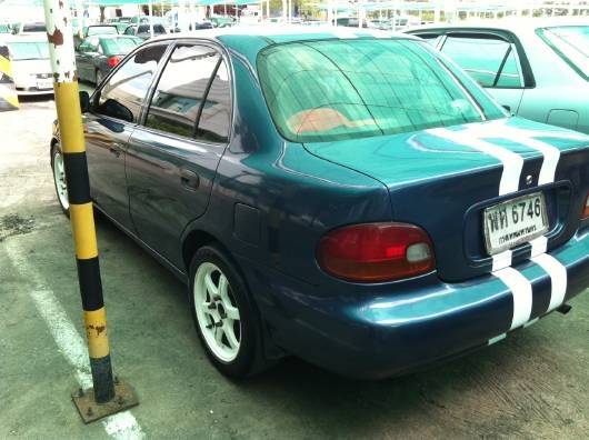HYUNDAI ACCENT ปี98 สวยๆพร้อมใช้ สีเต็มยังเงา แบตใหม่ lpg เครื่องพิตมาก แมกlenso คุ้มเกินราคา