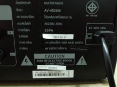 ขาย AVR  SHERMAN  AV-452UB มีรับประกันเหลือ  ราคามัดใจ