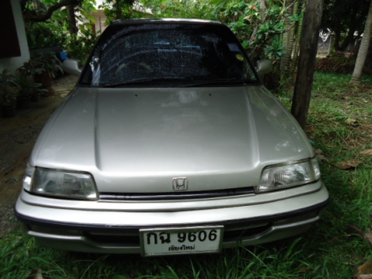 ขาย HONDA CIVIC รุ่น EX เกียร์ออโต้ ปี 2533 สภาพเก่าเก็บเดิมๆ ไม่ค่อยได้ใช้ เครื่องเงียบๆแน่นๆ ระบบไฟฟ้าทั้งคัน เข้าเช็คศูนย์ฮอนด้าตลอด มีทะเบียนพร้อมเอกสารโอน ไม่ขาดต่อภาษี ราคาถูกๆ 40,000.- บาทเท่านั้น รถจอดที่เชียงใหม่ ครับ ;D ขาย HONDA CIVIC รุ่น EX เกียร์ออโต้ ปี 2533 สภาพเก่าเก็บเดิมๆ ไม่ค่อยได้ใช้ เครื่องเงียบๆแน่นๆ ระบบไฟฟ้าทั้งคัน เข้าเช็คศูนย์ฮอนด้าตลอด มีทะเบียนพร้อมเอกสารโอน ไม่ขาดต่อภาษี ราคาถูกๆ 40,000.- บาทเท่านั้น รถจอดที่เชียงใหม่ ครับ ;D