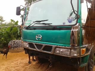 หกล้อดั้ม HINO  FD1JUBเครืองHO7D195แรง สภาพสวย ปี55 เอกสารชุดโอนพร้อม