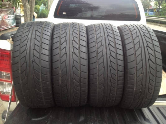 ขายยางNitto Nt555 205-45-16ปี10 ดอก95\% ยกชุด ถูกๆ 4500