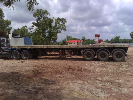 ด่วนถูกๆขายหางพื่นเรียบ RCK รุ่งเจริญ 3 เพลาแท้จดทะเบียนปี 53 สวยมากๆ ยางดีคัสซีสวยทะเบียนเต็ม