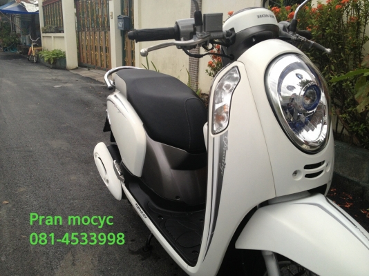 ขาย Honda scoopyสีขาวเทา ปี2556