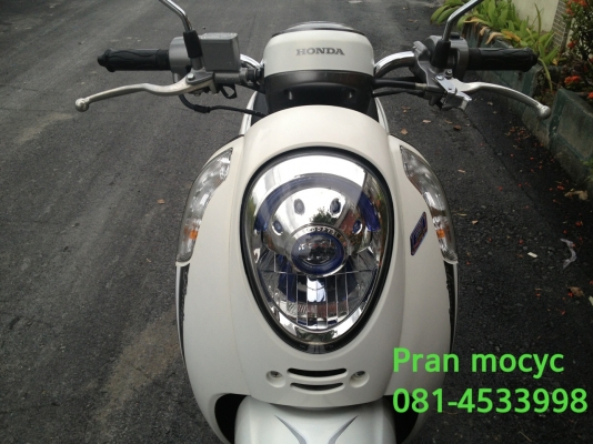 ขาย Honda scoopyสีขาวเทา ปี2556