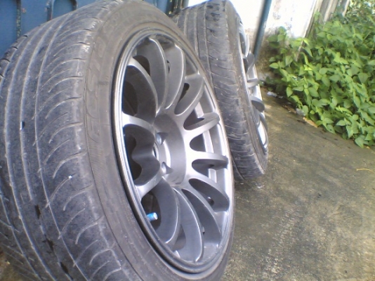 ขาย แม็ก ADVAN  RS 18 หน้า 8 หลัง 9 et 20 +ยาง