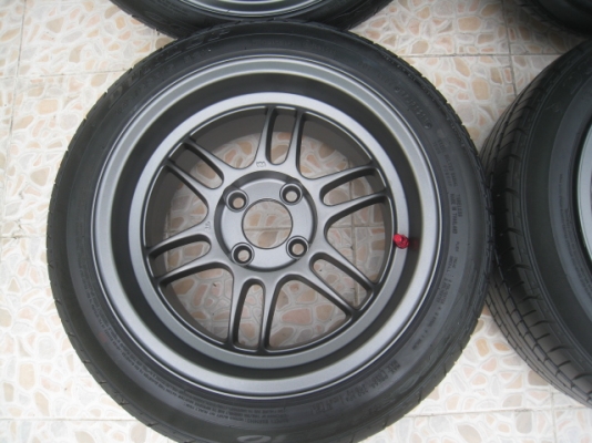 ขายล้อแม็กใหม่ RPF1 ขอบ15 สีเทากัล F7"et41,R8"et35 4รู100 + ยางปี11  สนใจติดต่อเล็กคลองสาม (081-3747940)