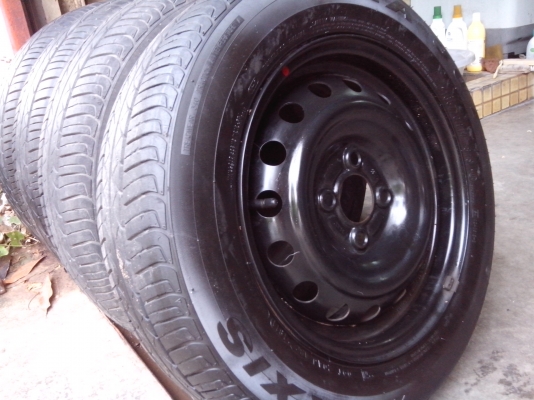 ล้อกะทะ นิสสัน มาร์ทพร้อมยาง ขอบ 14