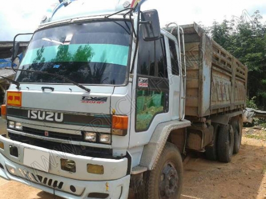 รถบรรทุกพ่วงดั๊มพ์ แม่-ลูก ยี่ห้อ ISUZU รุ่น FXZ 240 แรงม้า