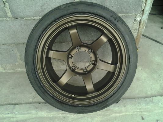 ขายแม็กซ์ TE 37 (ใหม่) 6 รู 139.7พร้อมยางขอบ17 นิ้ว บริดสโตน   กว้าง9 นิ้ว 1 คู่