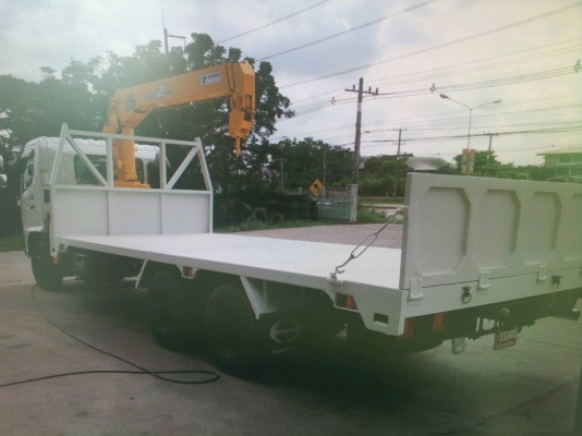 12ล้อเล็ก HINO FC 175 แรงม้า รถห้างป้ายแดง+เครน3ตันท้องV