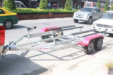 เทรลเลอร์สำหรับ 3 ลำ (2 เพลา) จาก PNT  เทรลเลอร์ 093-9895964