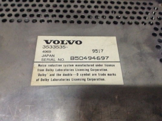 ขายเทปเดิม Volvo 960 ...2din. 800บาท ขายเทปเดิม Volvo 960 ...2din. 800บาท