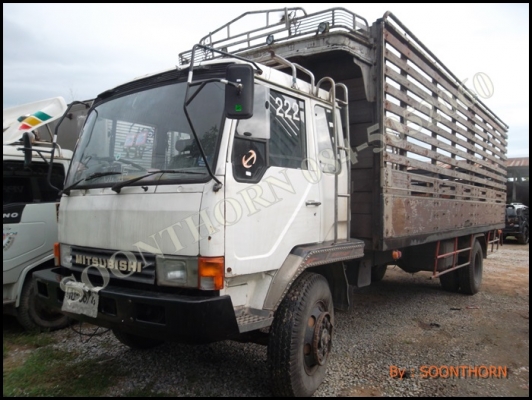 ขายด่วน รถบรรทุก 6ล้อ MITSUBISHI FUSO FK455  160 แรง ช่วงยาว 7.2M คอกสูง รถเดิมๆ พร้อมใช้งาน ราคาสุดคุ้ม