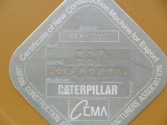 Catterpillar 320 V2 เก็บงานใหม่เป็นบางส่วน ไฟฟ้าครบ เอกสารมี ช่วงล่างสมบูรณ์ ใบ 80 เซ็น