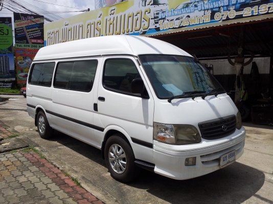 ขาย TOYOTA COMMUTER ปี 2000  สวยๆๆ เปลี่ยนเครื่อง เจ ติดแก็ส พร้อมใช้