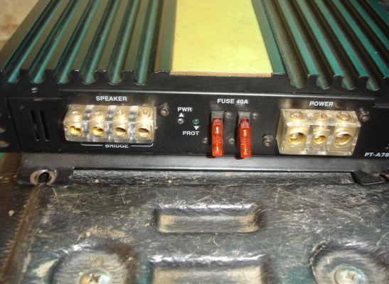 ขอขายpower รถยนต์ plaitnum pt-a7800 1200w