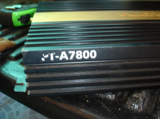 ขอขายpower รถยนต์ plaitnum pt-a7800 1200w