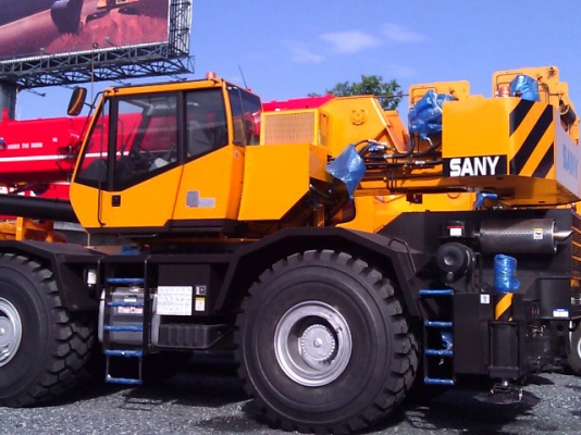 ขาย Sany Rough-Terrain Crane 55 Ton