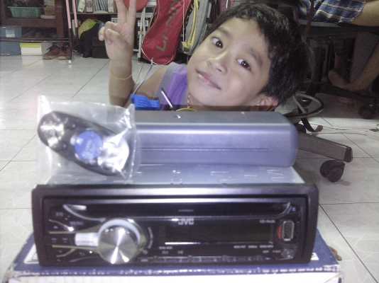 ขายวิทยุ JVC MP3 USB สภาพดี