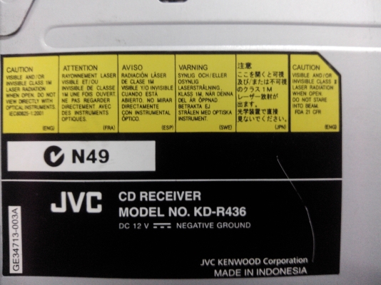 ขายวิทยุ JVC MP3 USB สภาพดี ขายวิทยุ JVC MP3 USB สภาพดี