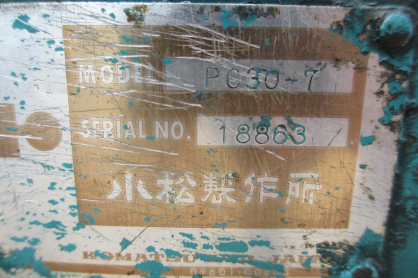 KOMATSU PC30-7 เก่าไทย ขายตามสภาพนะครับ