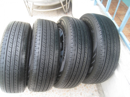 ขายล้อแม็ก Vigo TRD ป้ายแดง 16"x6.5" et40 5รู114.3 + ยาง ปี13 สนใจติดต่อเล็กคลองสามครับ (081-3747940)