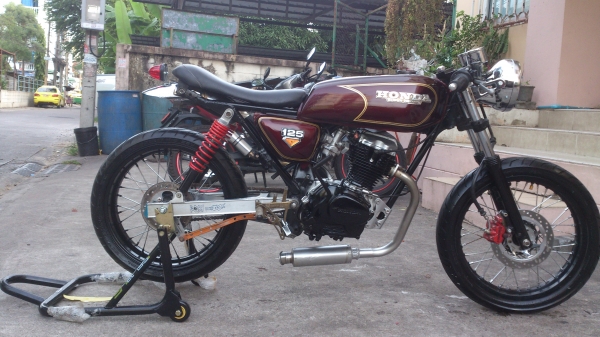 ขายHONDA JX110 Cafe Racer ล้อโต เล่มทบ.แท้ ขายHONDA JX110 Cafe Racer ล้อโต เล่มทบ.แท้