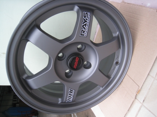 ขายล้อแม็กใหม่ TE37 15"x7" et38 4รู100 สีเทา พร้อมจุ๊ป Rays และน็อต Rays ล้อใหม่ไม่เคยใช้งานครับ  สนใจติดต่อเล็กคลองสามครับ (081-3747940)