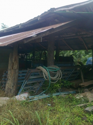 ขายกะบะไม้รถบรรทุก 6 ล้อ พร้อมโครงเหล็ก