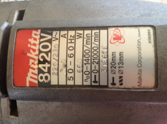 ขายสว่านกระแทก 4 หุน ยี่ห้อมากีต้า รุ่น 8420V