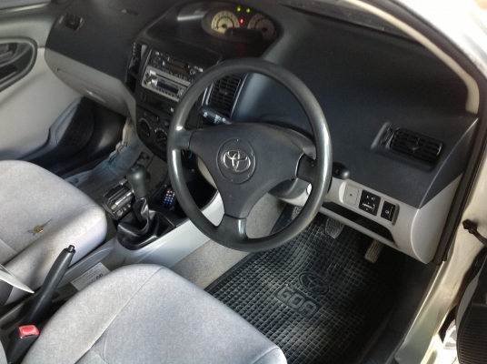 Toyota vios 1.5E เกียร์กระปุก ล้อแม็กประหยัดน้ำมัน รถปี 2003 รถบ้านคัดเกรด