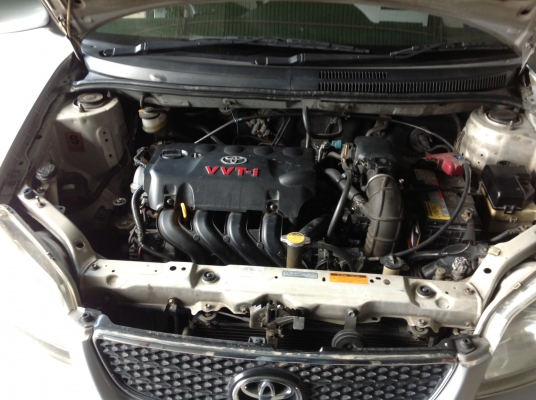 Toyota vios 1.5E เกียร์กระปุก ล้อแม็กประหยัดน้ำมัน รถปี 2003 รถบ้านคัดเกรด