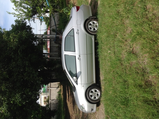 Toyota vios 1.5E เกียร์กระปุก ล้อแม็กประหยัดน้ำมัน รถปี 2003 รถบ้านคัดเกรด