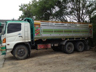 ขายHINO MEGA 260 แรง ดั๊มพ์แม่-ลูก สภาพสวยมาก  แถมประกันชั้น1