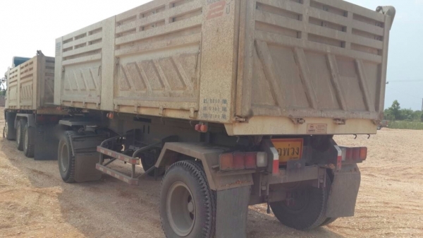 รถอีซูซุ 10 ล้อดั้ม FVZ 360  แรงม้า ปี 55 ( ขายแม่,ลูก )  ( รถวิ่ง 14x,xxx กม. ) สนใจติดต่อ 081 - 6079515