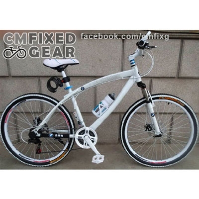 ขายทุบราคา จักรยาน BMW เฟรมโค้งสวยมาก พร้อมส่งค่ะ ถูกมาก