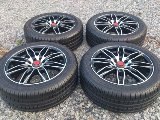 ขายแม็กLENSO SAMURAI 4รู100,114พร้อมยาง195/50R15 ปี11 (ตุ่มหน้ายางยังอยู่ครบ) สวยๆ จำนวน 1 ชุด ราคานี้คุ้มสุดๆ