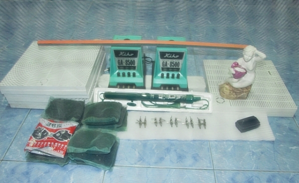 ขายอุปกรณ์เลี้ยงปลาสวยงาม ยกชุด ราคา 1,200 บาท