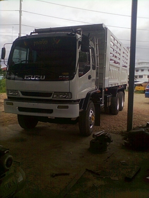 ขาย ISUZU  DECA  270  EURO 1  ปี 45  2 เพลาดัมพ์สามมิตรลอนเฉียง เครื่อง K13C 360 แรงม้า