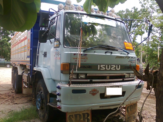 ISUZU นางฟ้า FXZ23NFP R 2 เพลา ดัมพ์ กระบะอลูมิเนียม มีระบบลากจูง