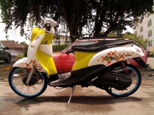 ขออนุญาติขาย Yamaha Fino 115 cc. มือเดียว แต่งซิ่ง