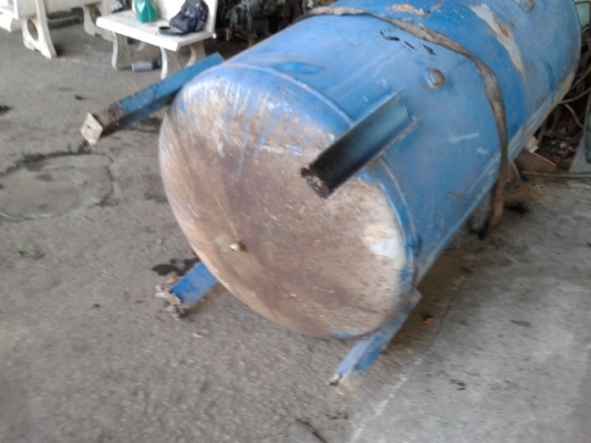 ขายถังพักลม1200ลิตร ถอดแยกมาจากปั๊มลมสกรู