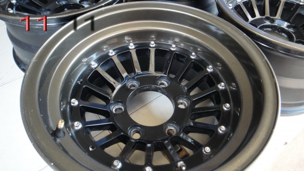 ขายล้อแม็กออฟลึกขอบ 2 ชั้น(BGแท้ )ขอบ 15" 6 รู PCD 139.7 กว้าง 8 " offset-25 ขาย 11000