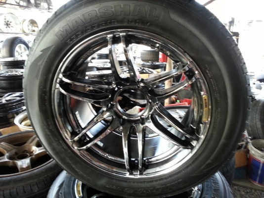 ขายแม็กขอบ 18  6รู139  พร้อมยาง 255 55 18  ปี 2912  ตามรูปครับ