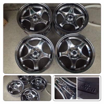 ขายแม็กมือ2ขอบ 15 GTR Sport 4 รู100 ราคา 6,300 บาทราคาถูก