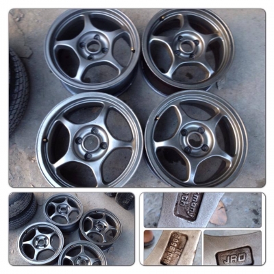 ขายแม็กมือ2ลาย PRO1 สีเทากัล ขอบ15 กว้าง 7 4รู 100 ราคา 6,900 บาทถูก